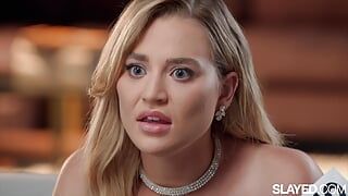 SLAYED Blonde hotties Blake & Jazlyn cum over & over again